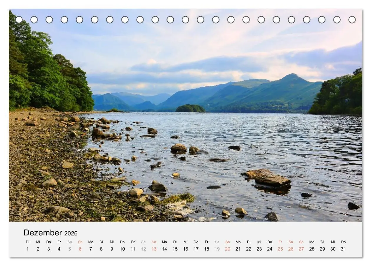 Bild: 9783516159042 | Sommer im Lake District (Tischkalender 2026 DIN A5 quer), CALVENDO...