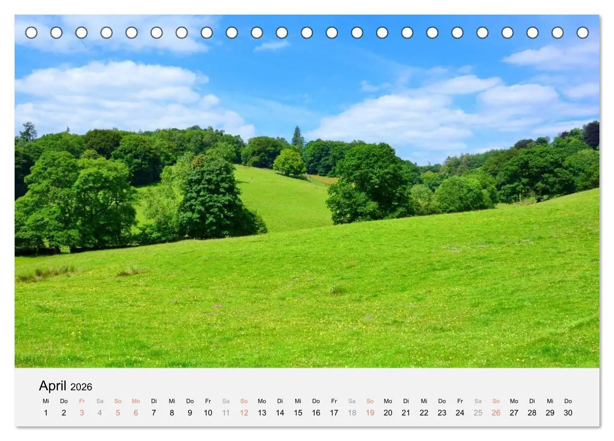 Bild: 9783516159042 | Sommer im Lake District (Tischkalender 2026 DIN A5 quer), CALVENDO...