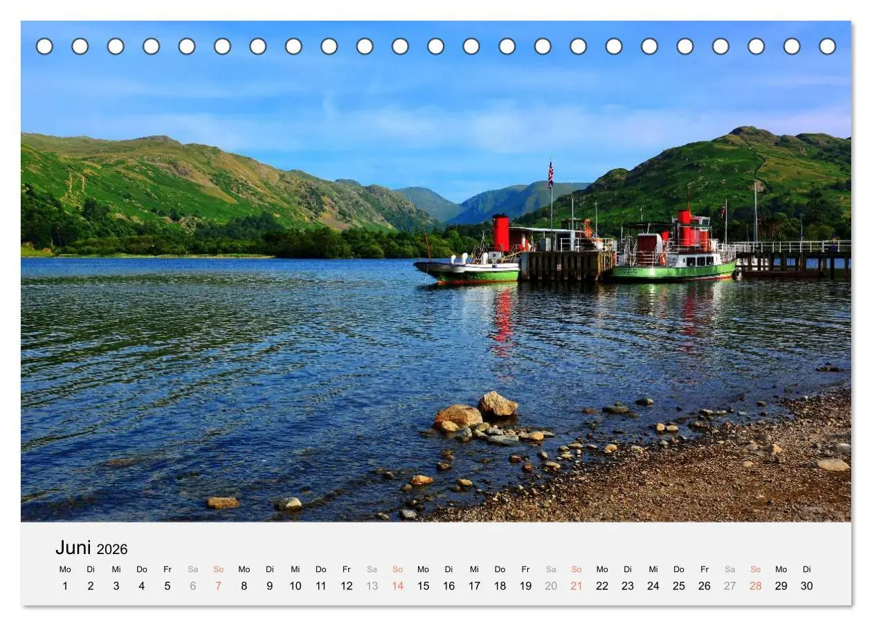 Bild: 9783516159042 | Sommer im Lake District (Tischkalender 2026 DIN A5 quer), CALVENDO...