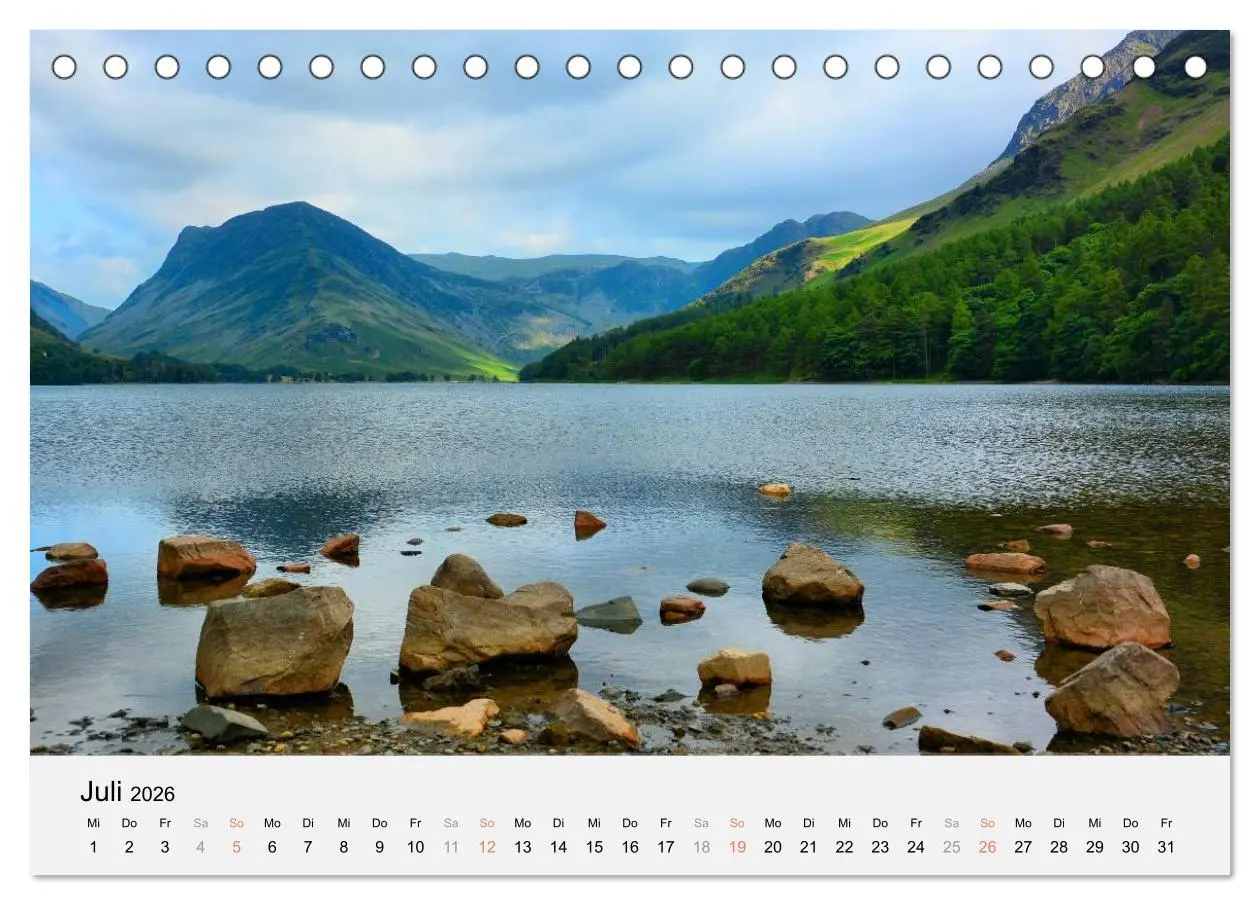 Bild: 9783516159042 | Sommer im Lake District (Tischkalender 2026 DIN A5 quer), CALVENDO...