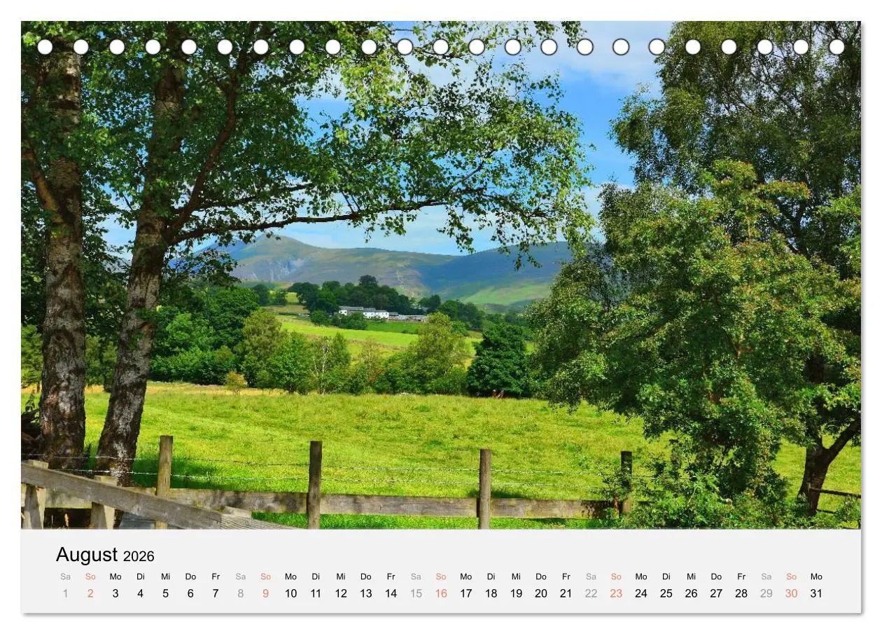Bild: 9783516159042 | Sommer im Lake District (Tischkalender 2026 DIN A5 quer), CALVENDO...
