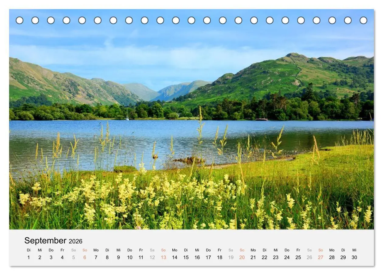 Bild: 9783516159042 | Sommer im Lake District (Tischkalender 2026 DIN A5 quer), CALVENDO...