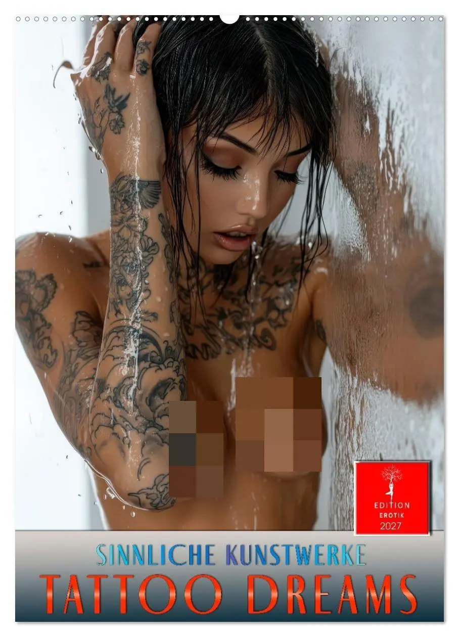 Cover: 9783569009042 | Tattoo Dreams - Sinnliche Kunstwerke (Wandkalender 2027 DIN A2...