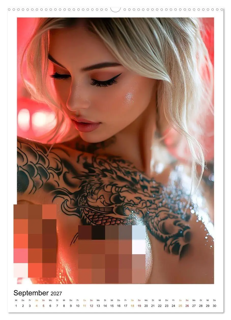Bild: 9783569009042 | Tattoo Dreams - Sinnliche Kunstwerke (Wandkalender 2027 DIN A2...