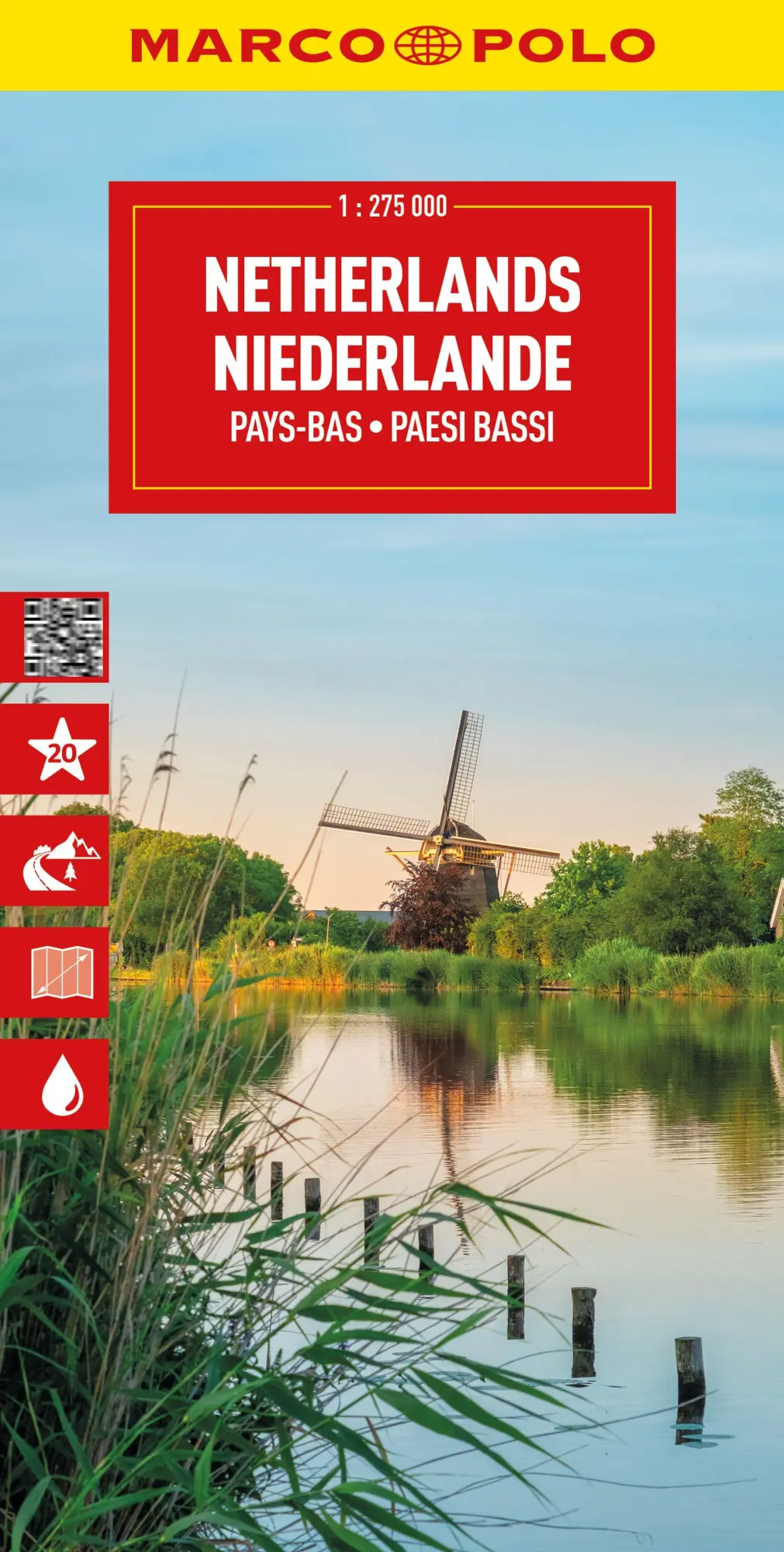 Cover: 9783575019042 | MARCO POLO Reisekarte Niederlande 1:275.000 | (Land-)Karte | Deutsch