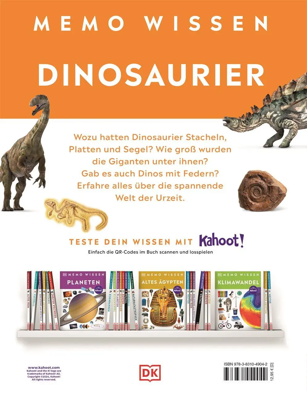 Rückseite: 9783831049042 | memo Wissen. Dinosaurier | David Lambert | Buch | 72 S. | Deutsch