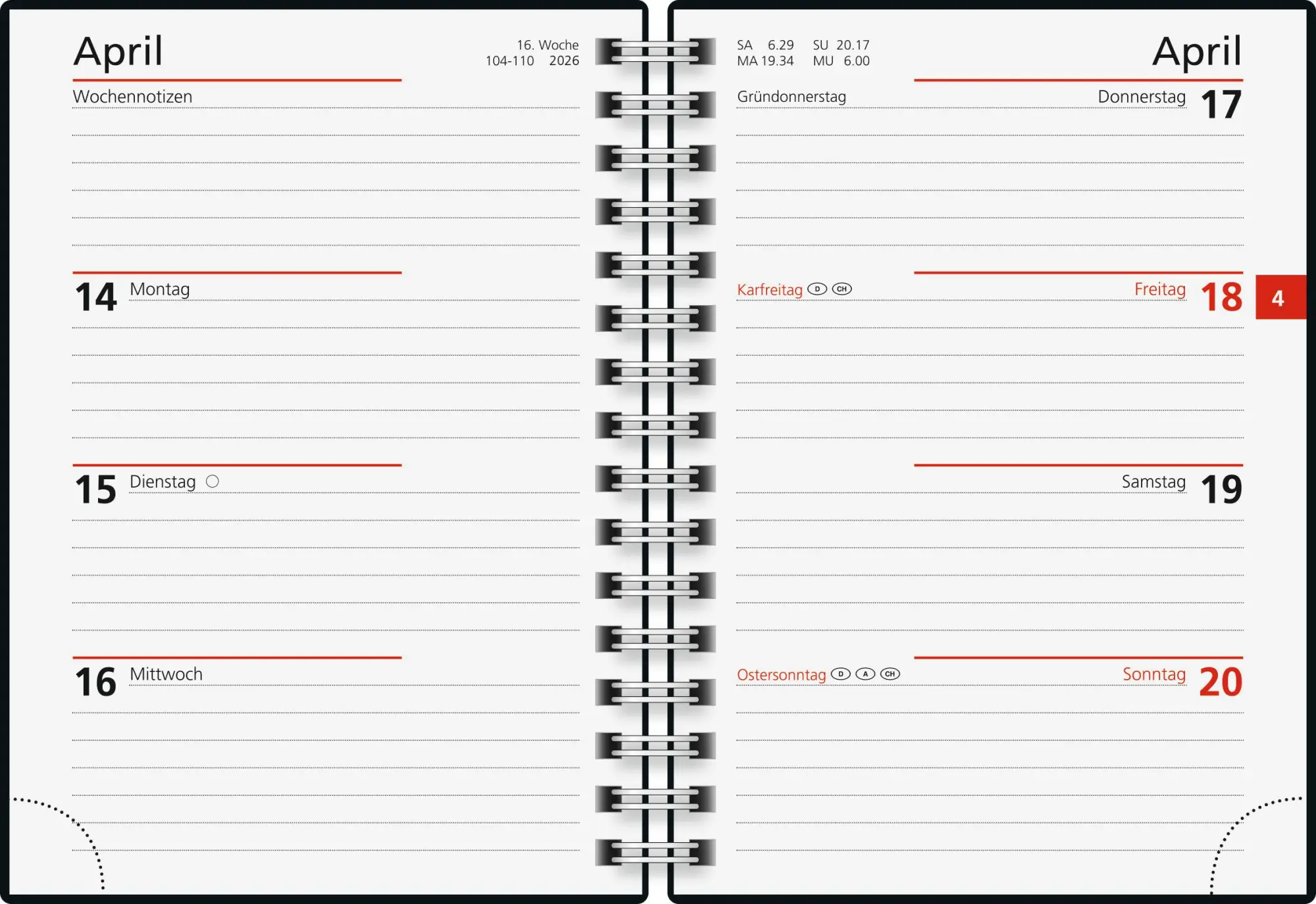 Bild: 4003273789142 | rido/idé 7013102026 Taschenkalender Mod. perfect/Technik I 2026...