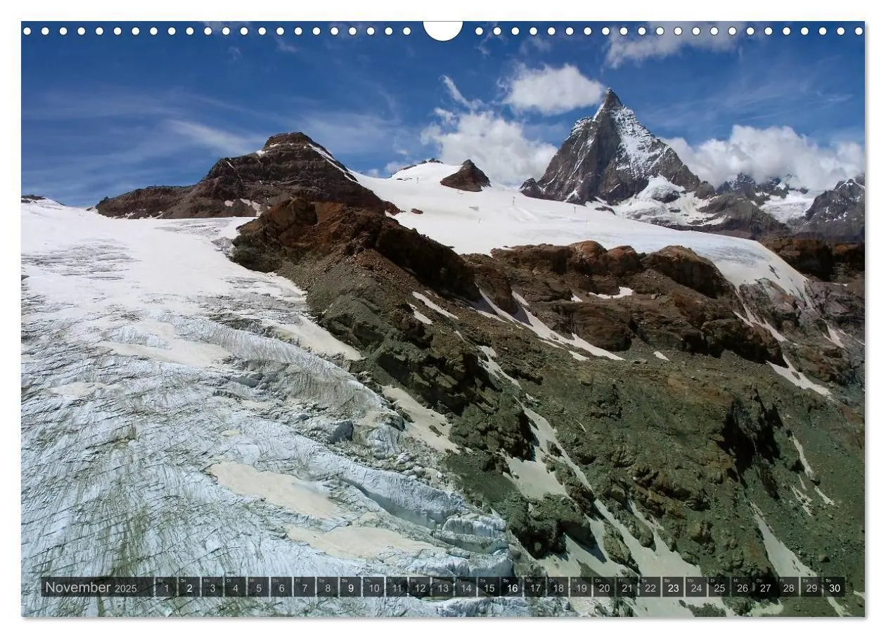 Bild: 9783435729142 | Alpen live - Rund um das Matterhorn (Wandkalender 2025 DIN A3...