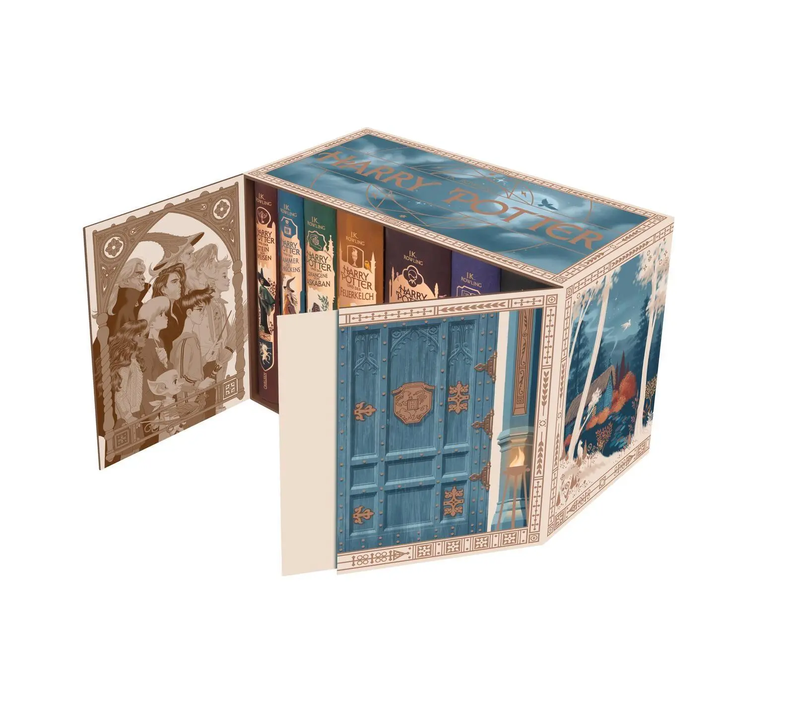 Cover: 9783551559142 | Harry Potter: Band 1-7 im Schuber - mit exklusivem Extra! (Harry...