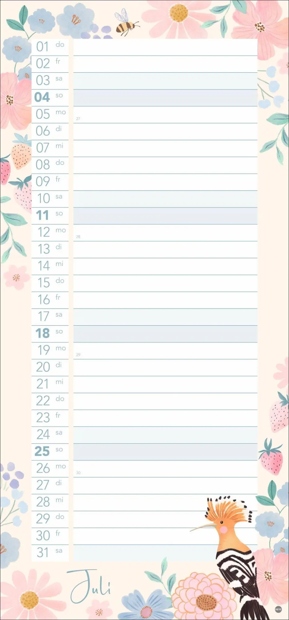 Bild: 9783756419142 | Mein Planer 2027 | Tati Abaurre | Kalender | Basic Planer Heye | 14 S.