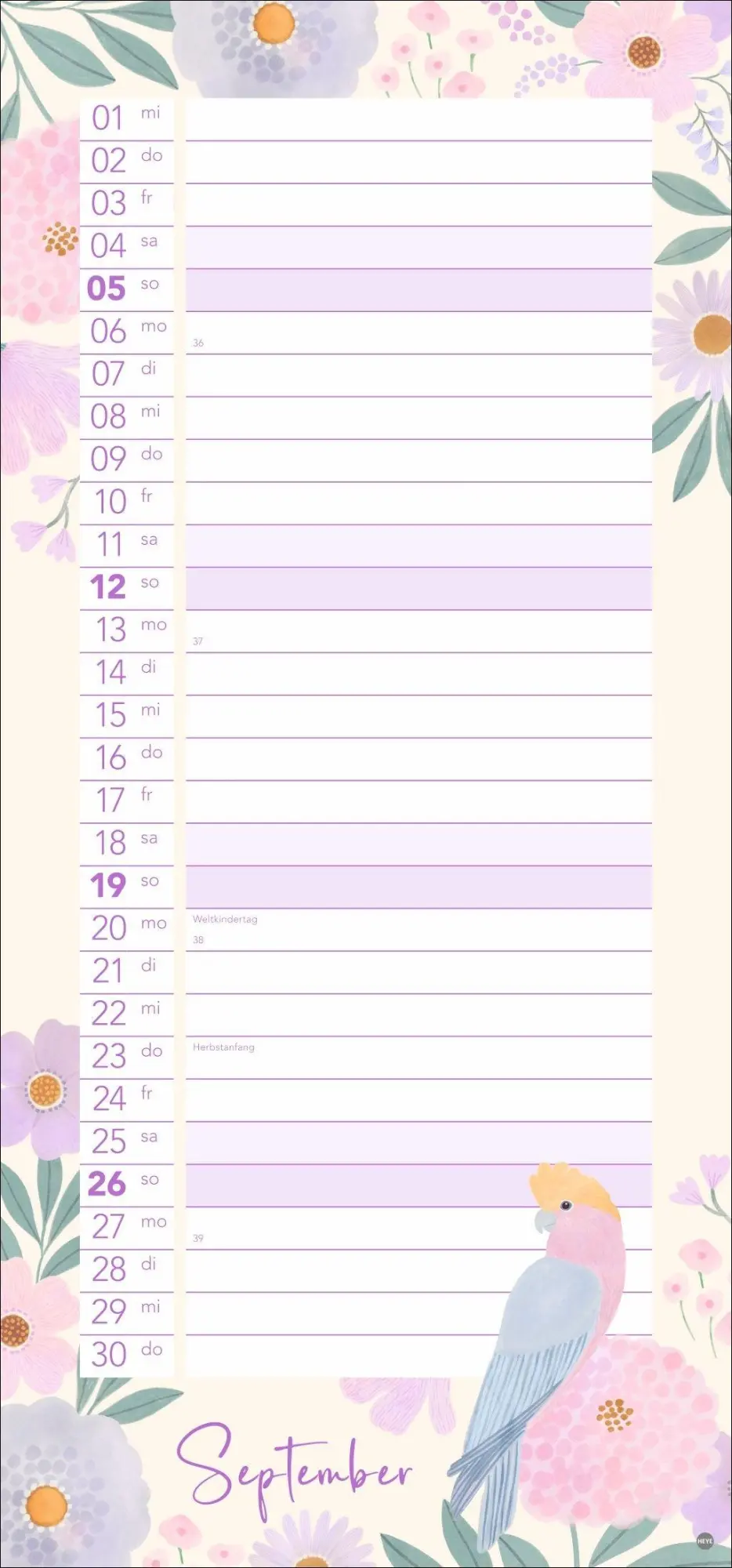 Bild: 9783756419142 | Mein Planer 2027 | Tati Abaurre | Kalender | Basic Planer Heye | 14 S.