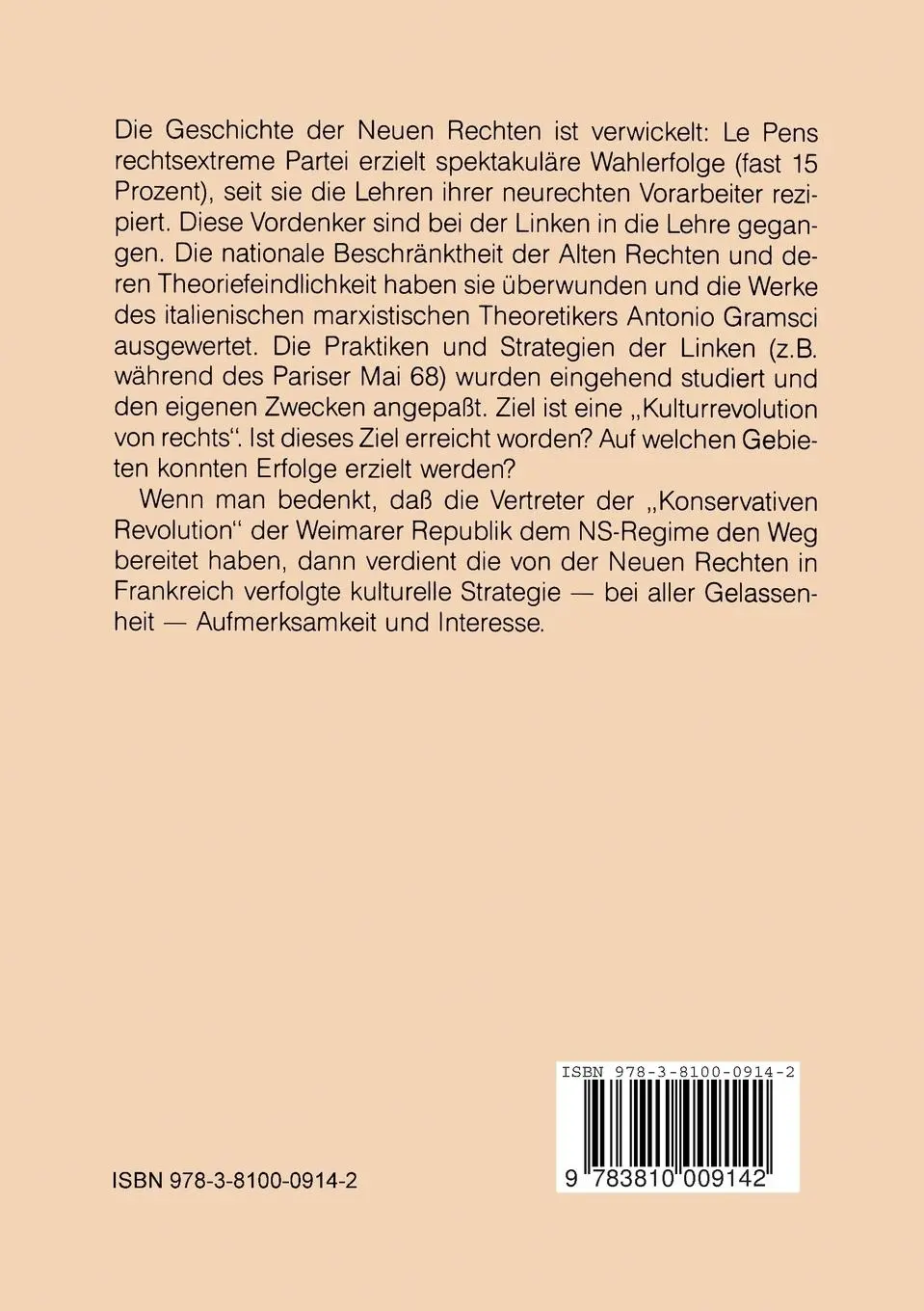 Rückseite: 9783810009142 | Kulturrevolution? | Wolfgang Kowalsky | Taschenbuch | 239 S. | Deutsch