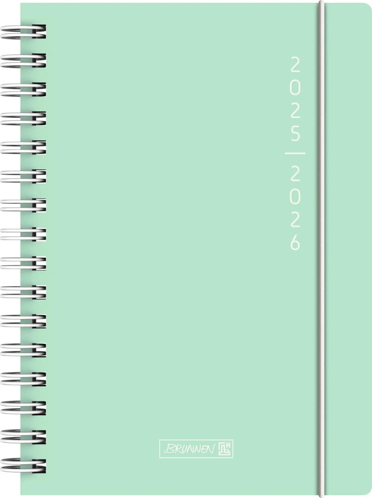 Cover: 4061947139242 | BRUNNEN Schülerkalender (2025/2026) "Plain Mint", 1 Seite = 1 Tag,...