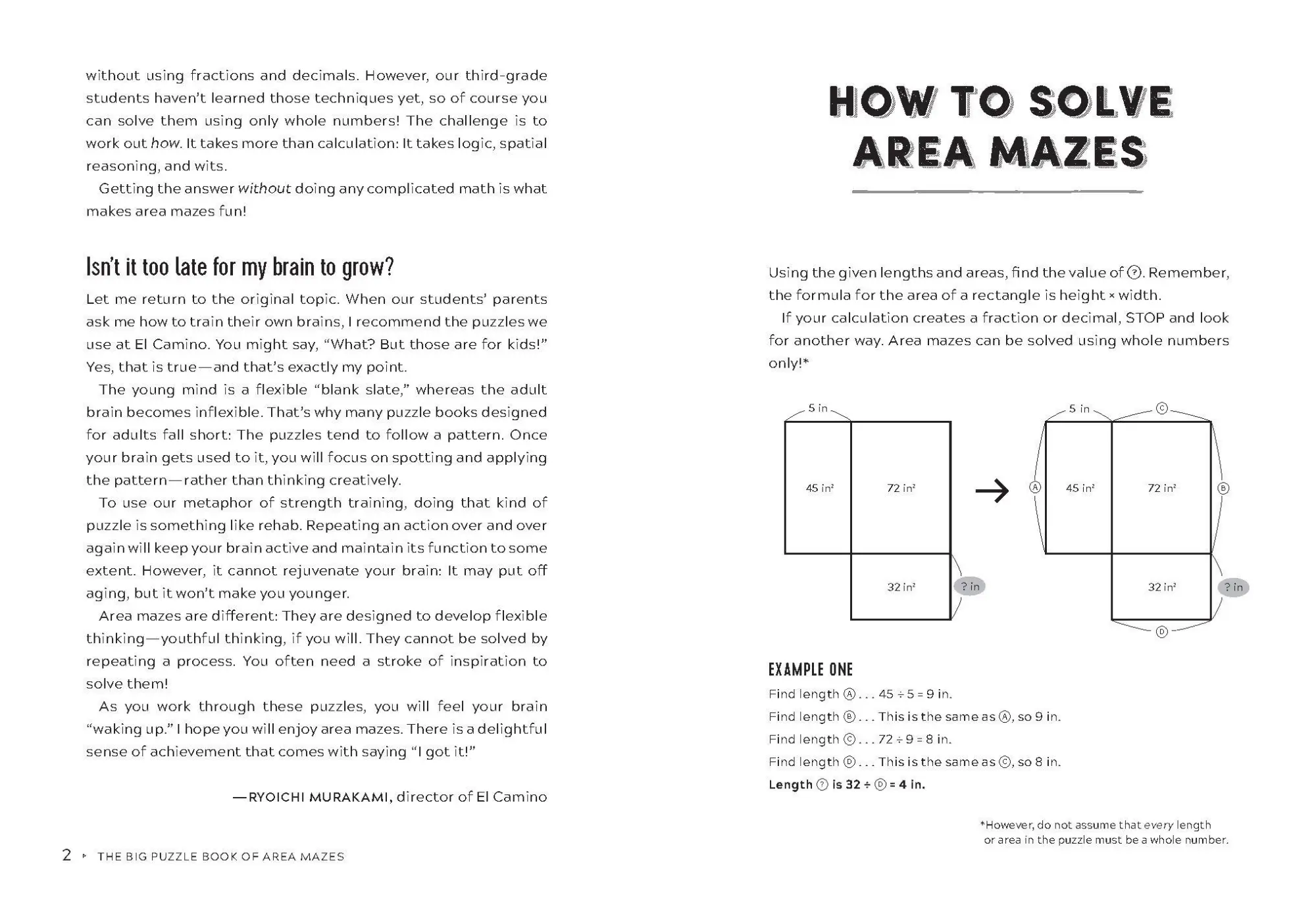Bild: 9781615199242 | The Big Puzzle Book of Area Mazes | Naoki Inaba (u. a.) | Taschenbuch