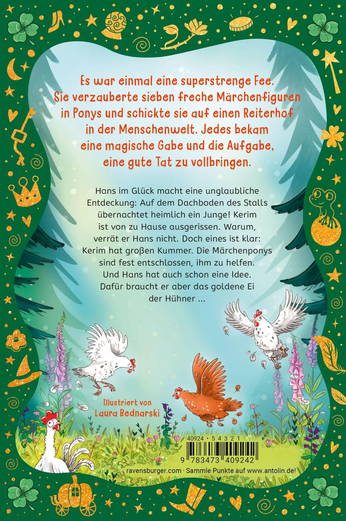 Bild: 9783473409242 | Die Märchenponys, Band 2 - Hans im Glück und das goldene Ei | Buch
