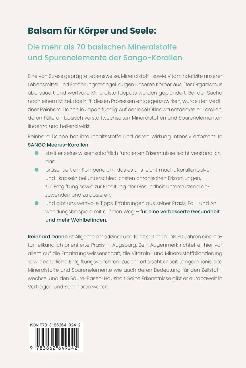 Rückseite: 9783862649242 | Sango Meeres-Korallen | Reinhard Danne | Taschenbuch | 120 S. | 2023