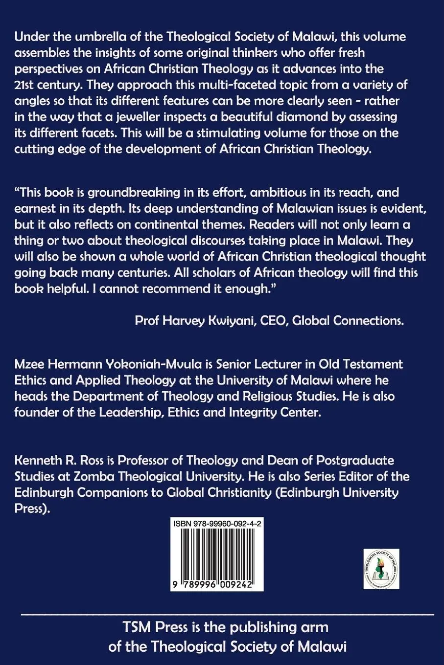 Rückseite: 9789996009242 | Facets of African Christian Theology in the 21st Century | Taschenbuch