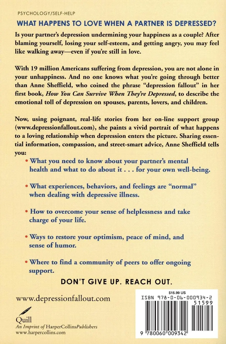Rückseite: 9780060009342 | Depression Fallout | Anne Sheffield | Taschenbuch | Englisch | 2003
