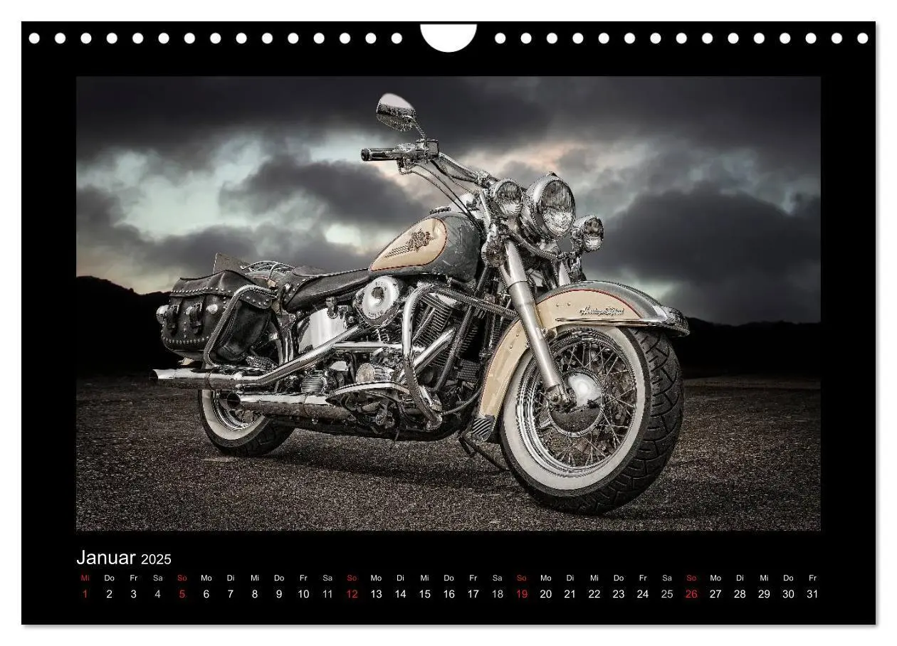 Bild: 9783435709342 | Motorrad-Träume - Chopper und Custombikes (Wandkalender 2025 DIN A4...