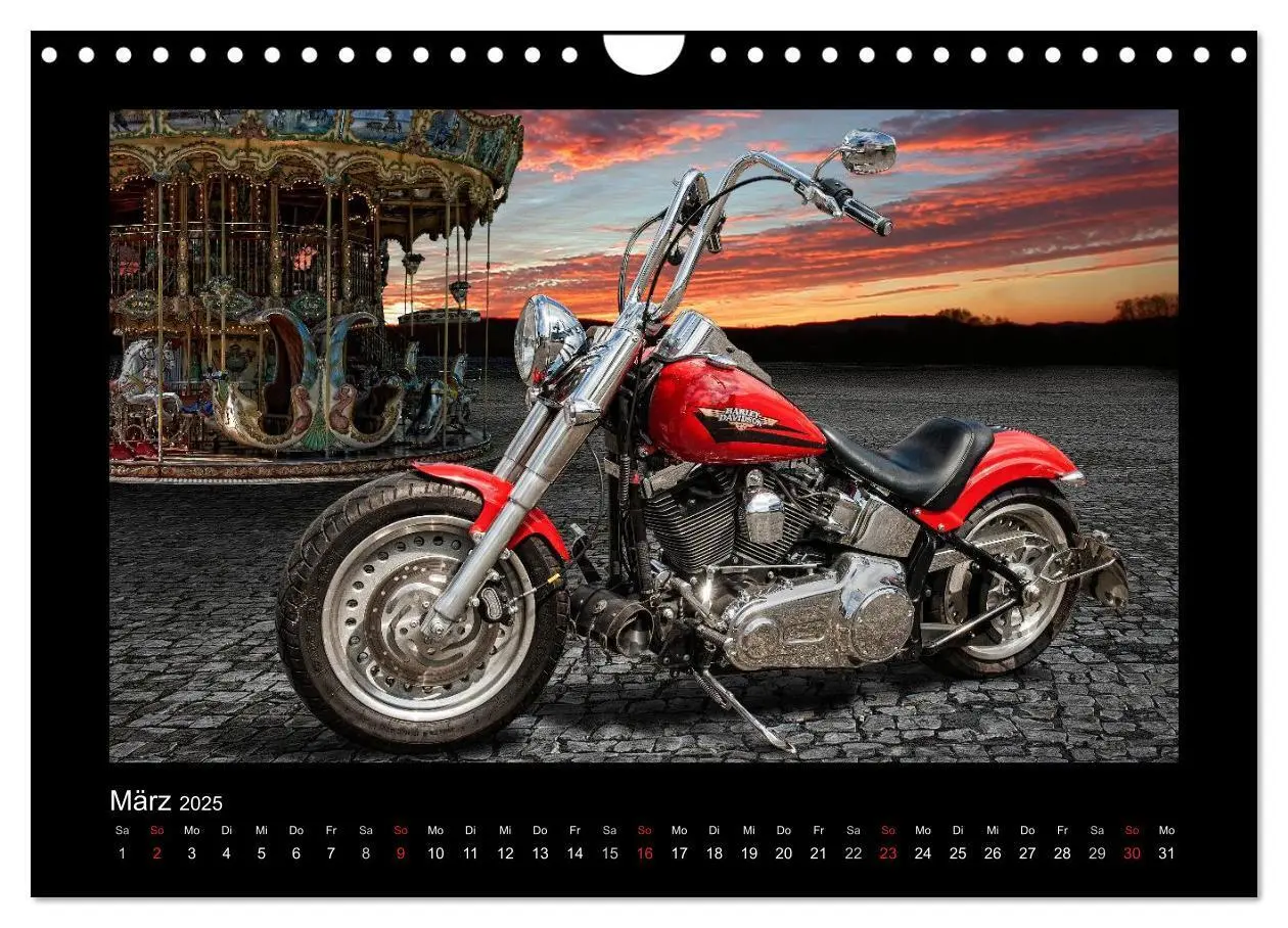Bild: 9783435709342 | Motorrad-Träume - Chopper und Custombikes (Wandkalender 2025 DIN A4...