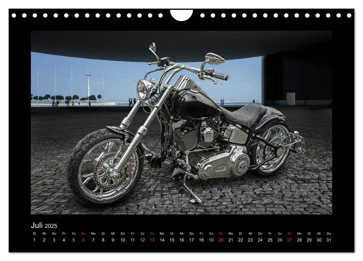 Bild: 9783435709342 | Motorrad-Träume - Chopper und Custombikes (Wandkalender 2025 DIN A4...