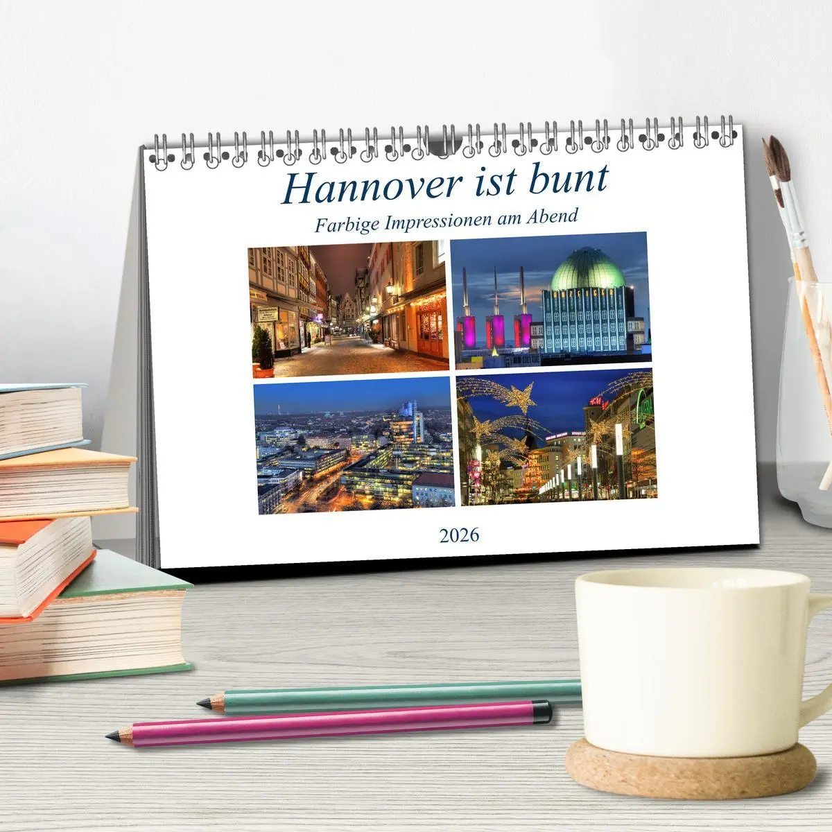 Bild: 9783457899342 | Hannover ist bunt (Tischkalender 2026 DIN A5 quer), CALVENDO...