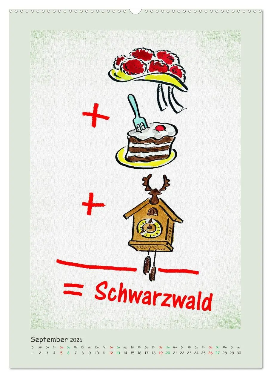 Bild: 9783516369342 | Bollenhut Cartoons (Wandkalender 2026 DIN A2 hoch), CALVENDO...