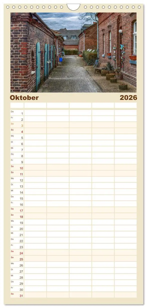 Bild: 9783516509342 | Familienplaner 2026 - Ruhrpott-Romantik mit 5 Spalten...