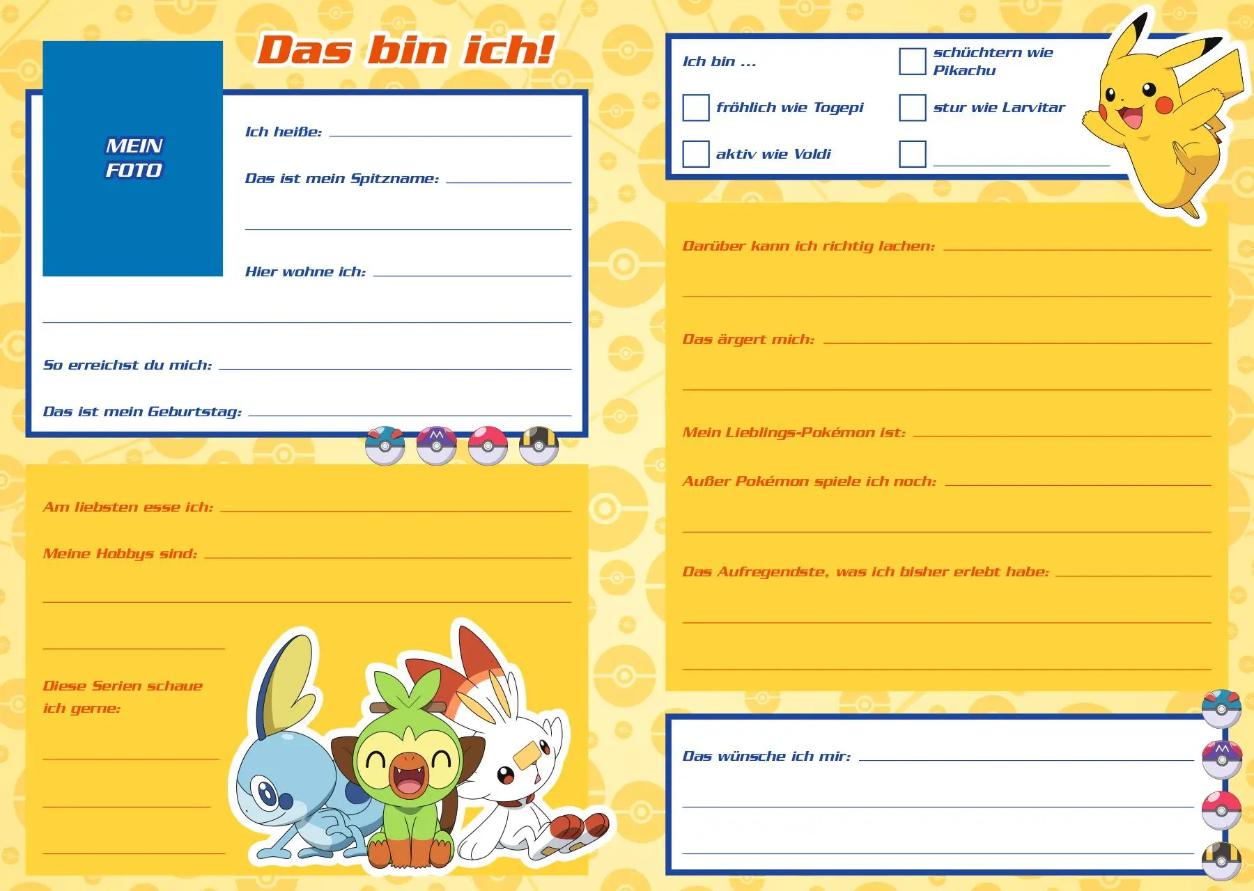 Bild: 9783833239342 | Pokémon: Meine Freunde | Freundebuch | Panini | Buch | 72 S. | Deutsch