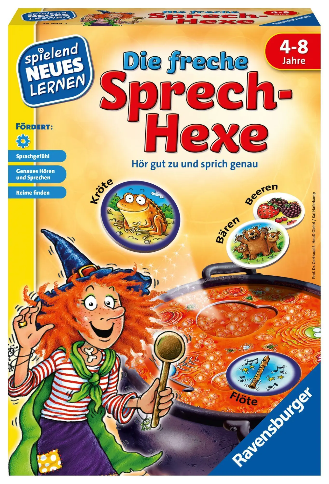 Cover: 4005556249442 | Die freche Sprech-Hexe | Hör gut zu und sprich genau | Heuß-Giehrl