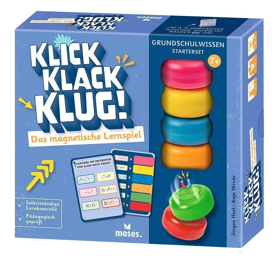 Cover: 4033477909442 | Klick Klack Klug Starterset 2 ab 7 Jahren | Das magnetische Lernspiel