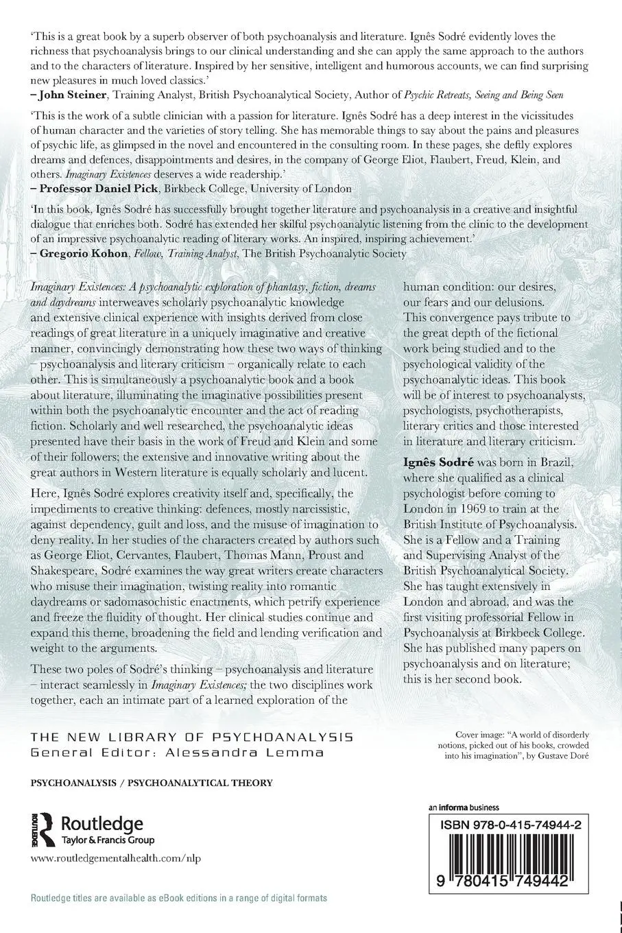 Rückseite: 9780415749442 | Imaginary Existences | Ignes Sodre | Taschenbuch | Englisch | 2014