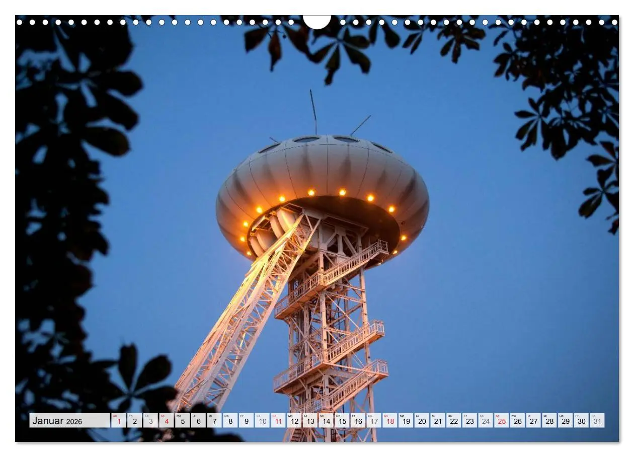 Bild: 9783457269442 | Das Ruhrgebiet bei Nacht (Wandkalender 2026 DIN A3 quer), CALVENDO...
