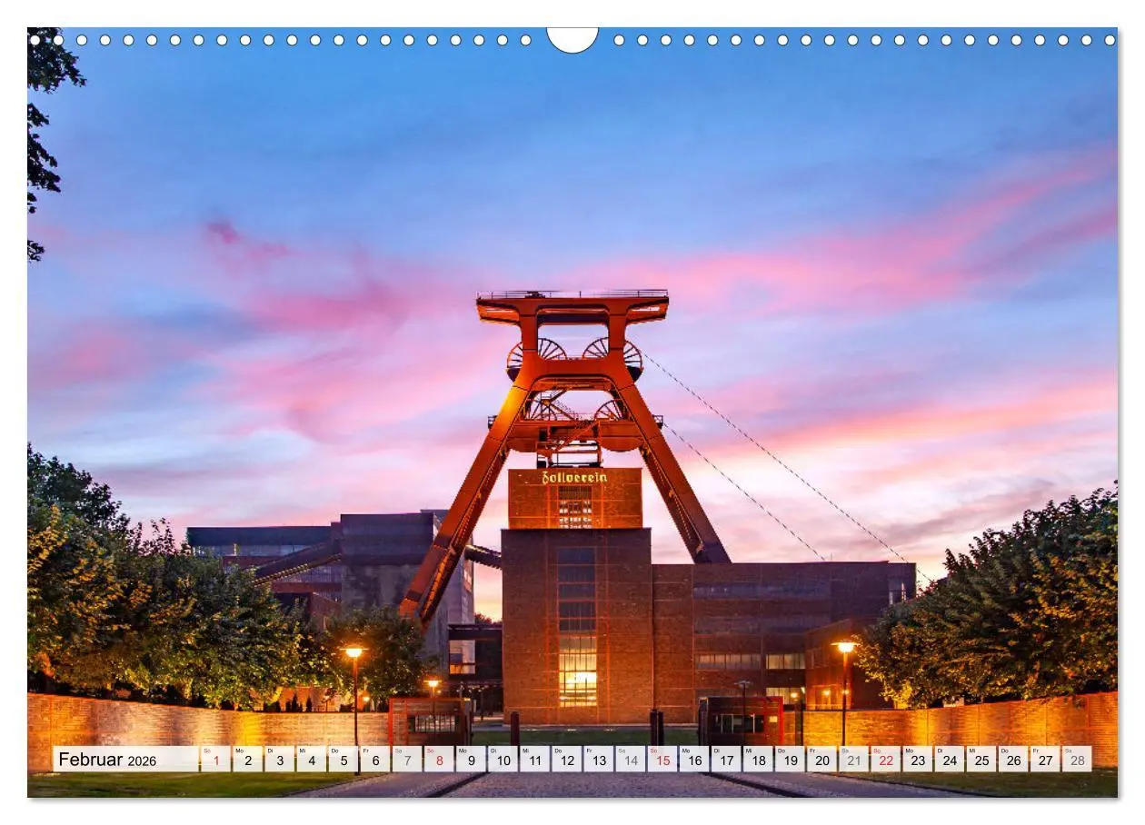 Bild: 9783457269442 | Das Ruhrgebiet bei Nacht (Wandkalender 2026 DIN A3 quer), CALVENDO...