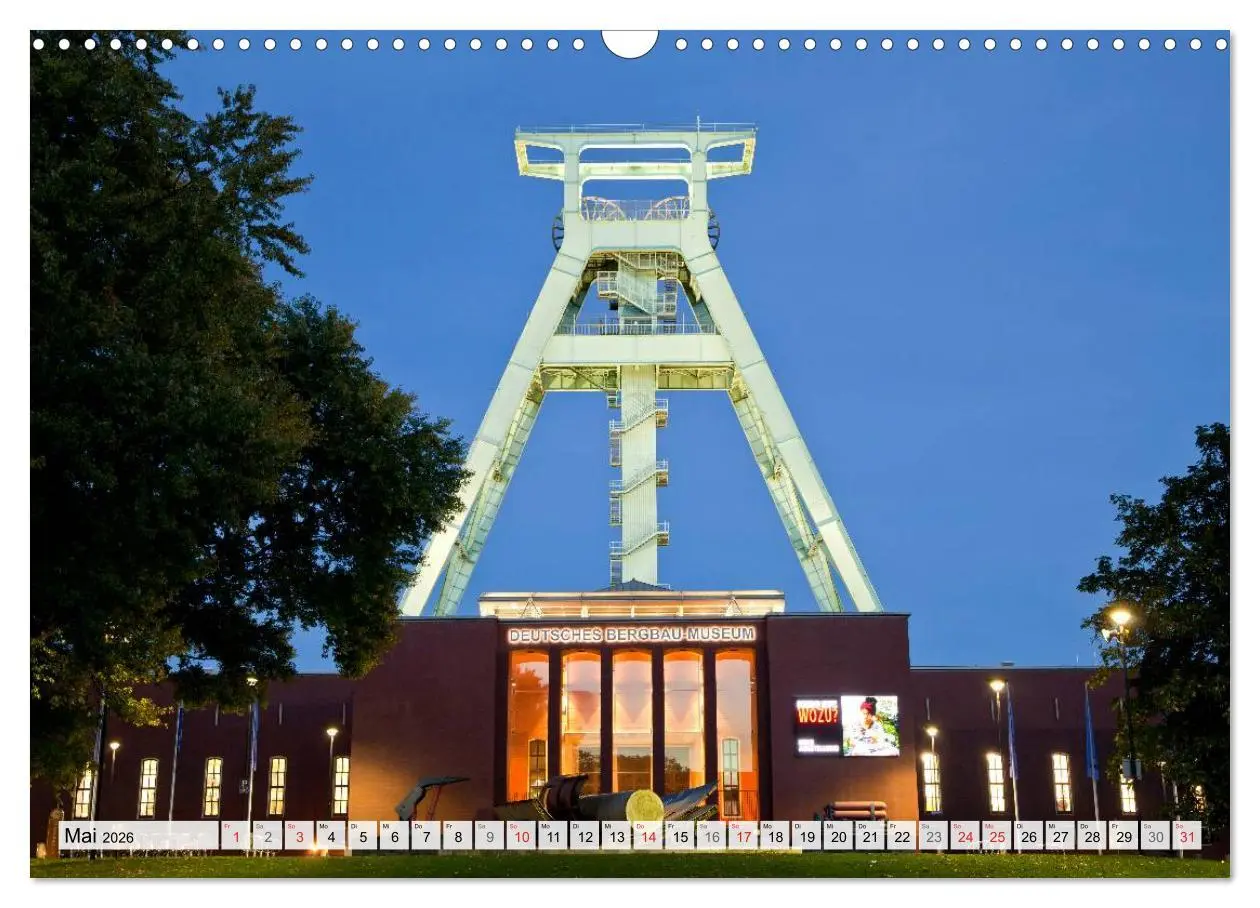 Bild: 9783457269442 | Das Ruhrgebiet bei Nacht (Wandkalender 2026 DIN A3 quer), CALVENDO...
