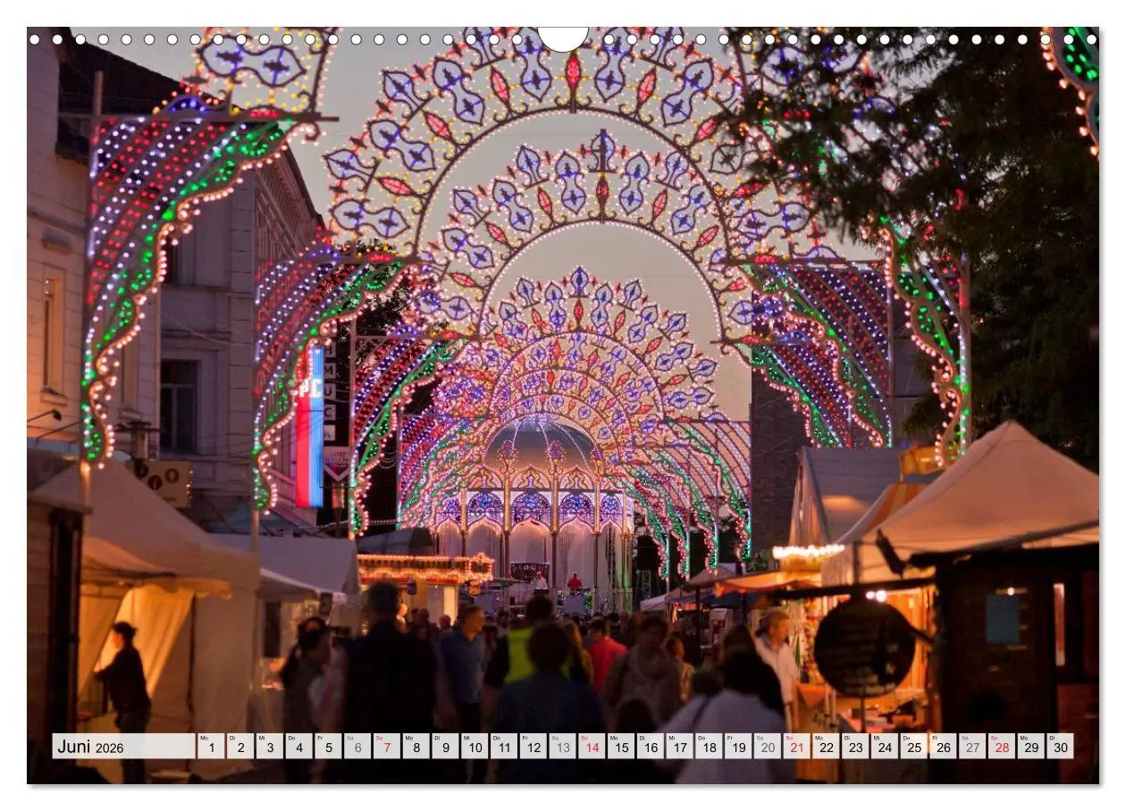 Bild: 9783457269442 | Das Ruhrgebiet bei Nacht (Wandkalender 2026 DIN A3 quer), CALVENDO...