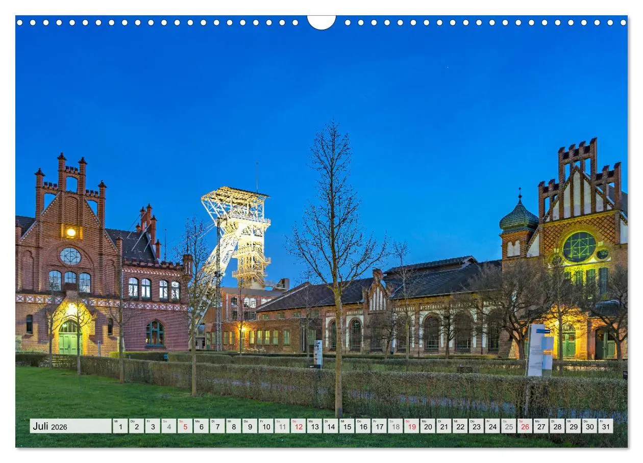 Bild: 9783457269442 | Das Ruhrgebiet bei Nacht (Wandkalender 2026 DIN A3 quer), CALVENDO...