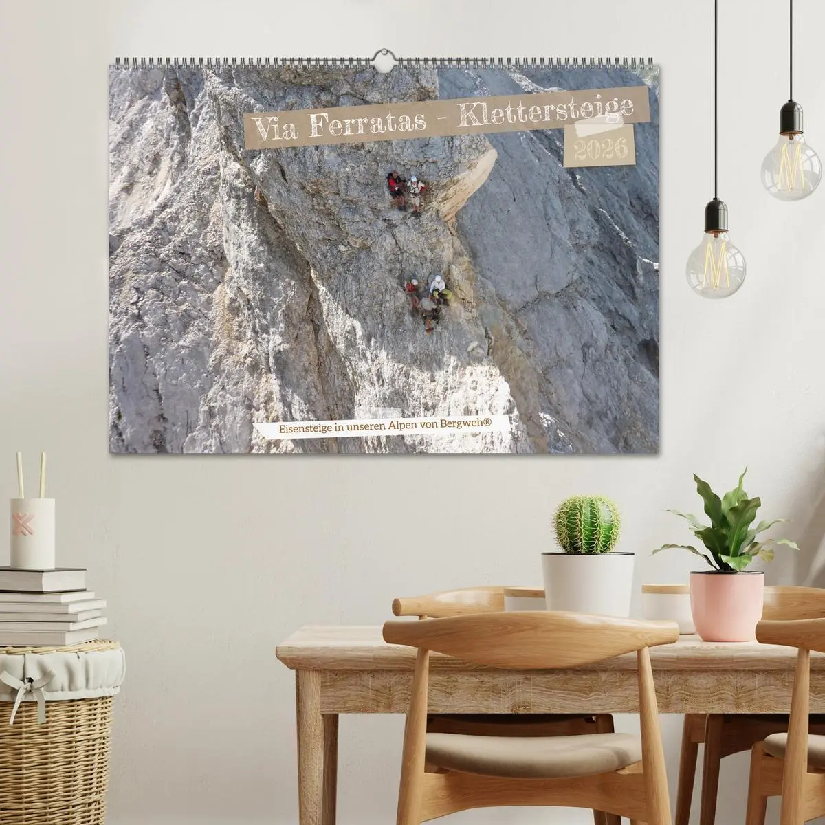 Bild: 9783457579442 | Via Ferratas - Klettersteige (Wandkalender 2026 DIN A2 quer),...