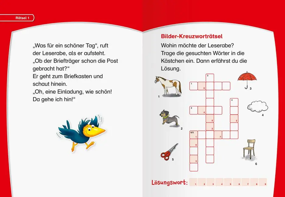 Bild: 9783473489442 | Leserabe - Rätselspaß - Krimirätsel zum Lesenlernen, 1. Lesestufe
