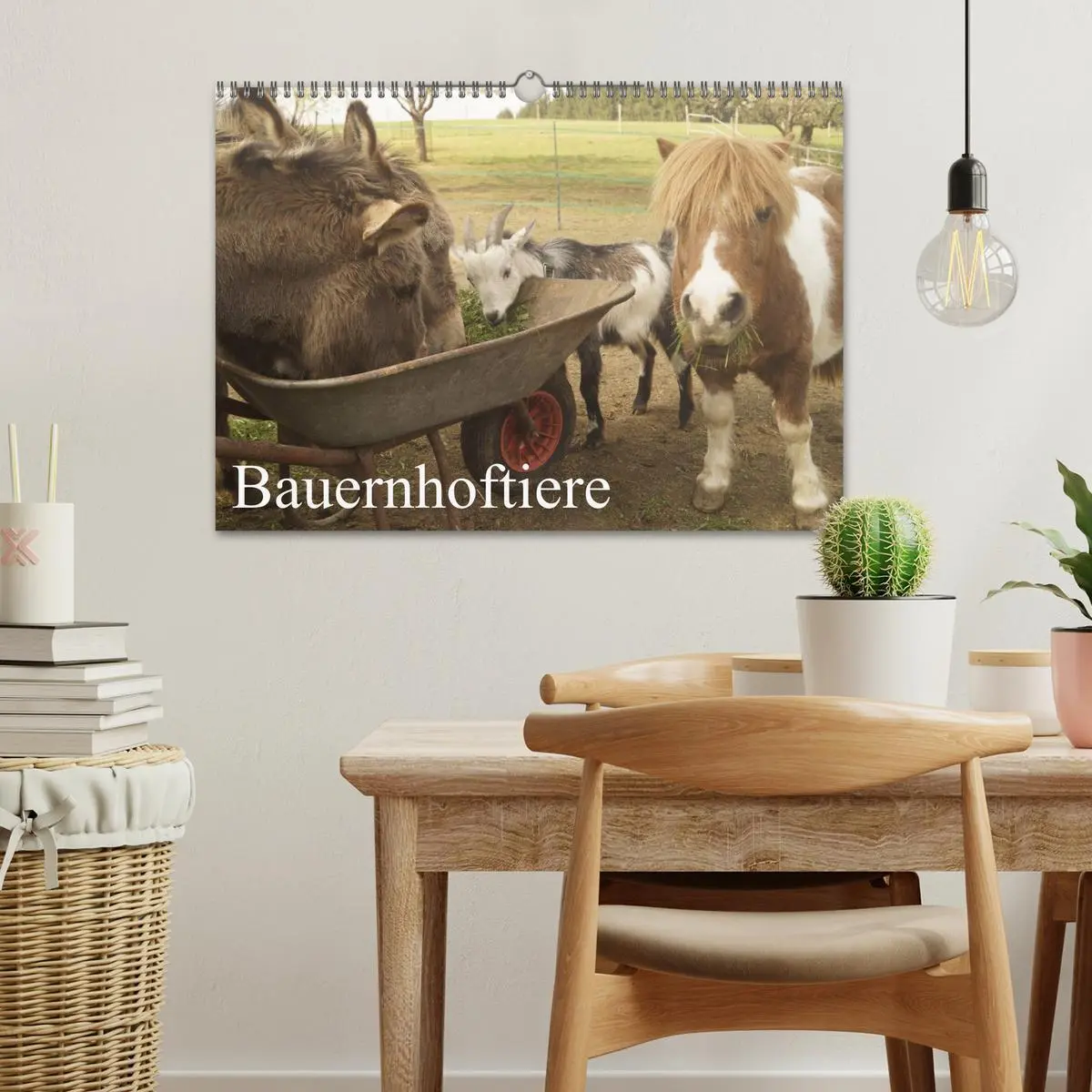 Bild: 9783516119442 | Bauernhoftiere (Wandkalender 2026 DIN A3 quer), CALVENDO...