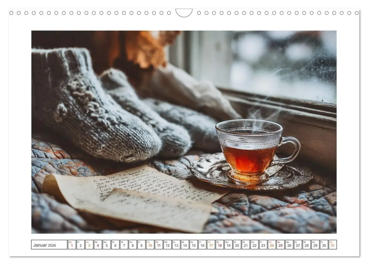 Bild: 9783516739442 | Nostalgische Teestunden (Wandkalender 2026 DIN A3 quer), CALVENDO...