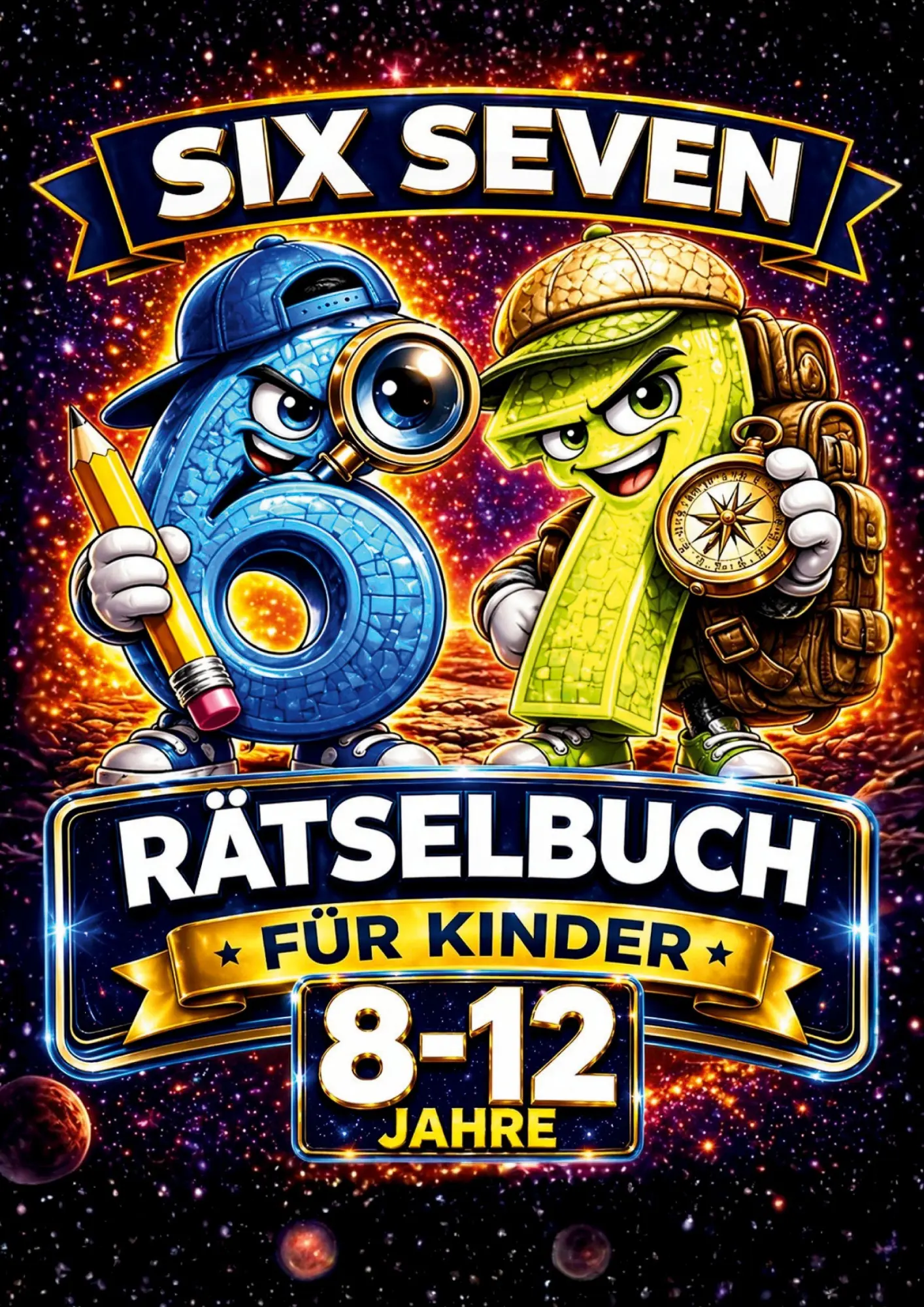 Cover: 9783691049442 | 67 Six Seven. Rätselbuch für Kinder 8-12 Jahre | Six and Seven | Buch