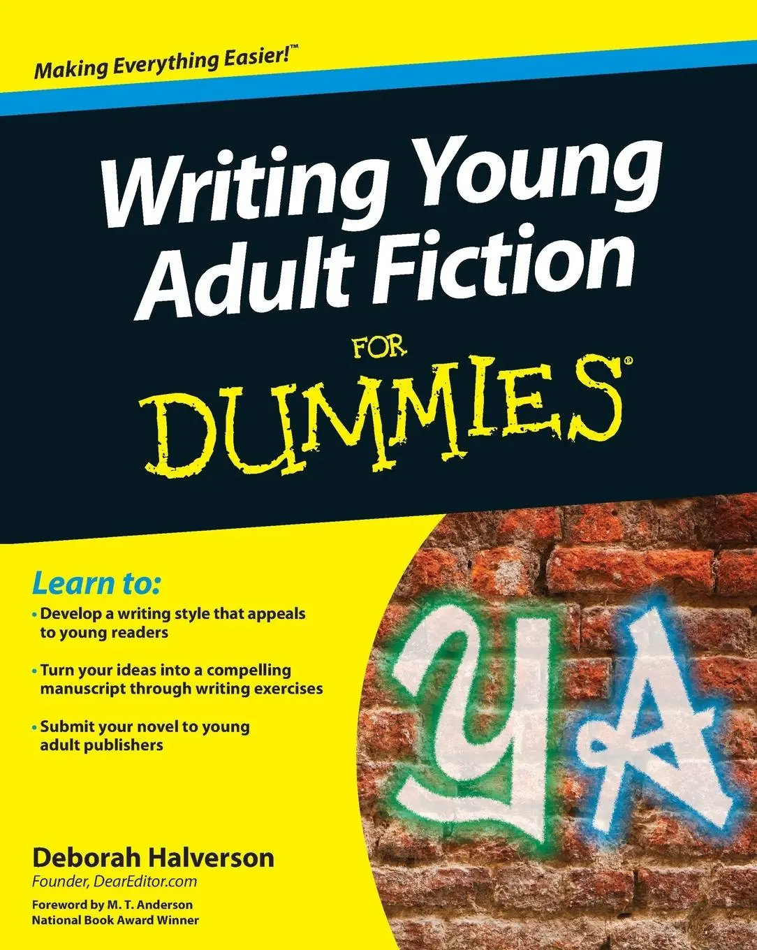 Cover: 9780470949542 | Writing Young Adult Fiction For Dummies | Deborah Halverson | Buch