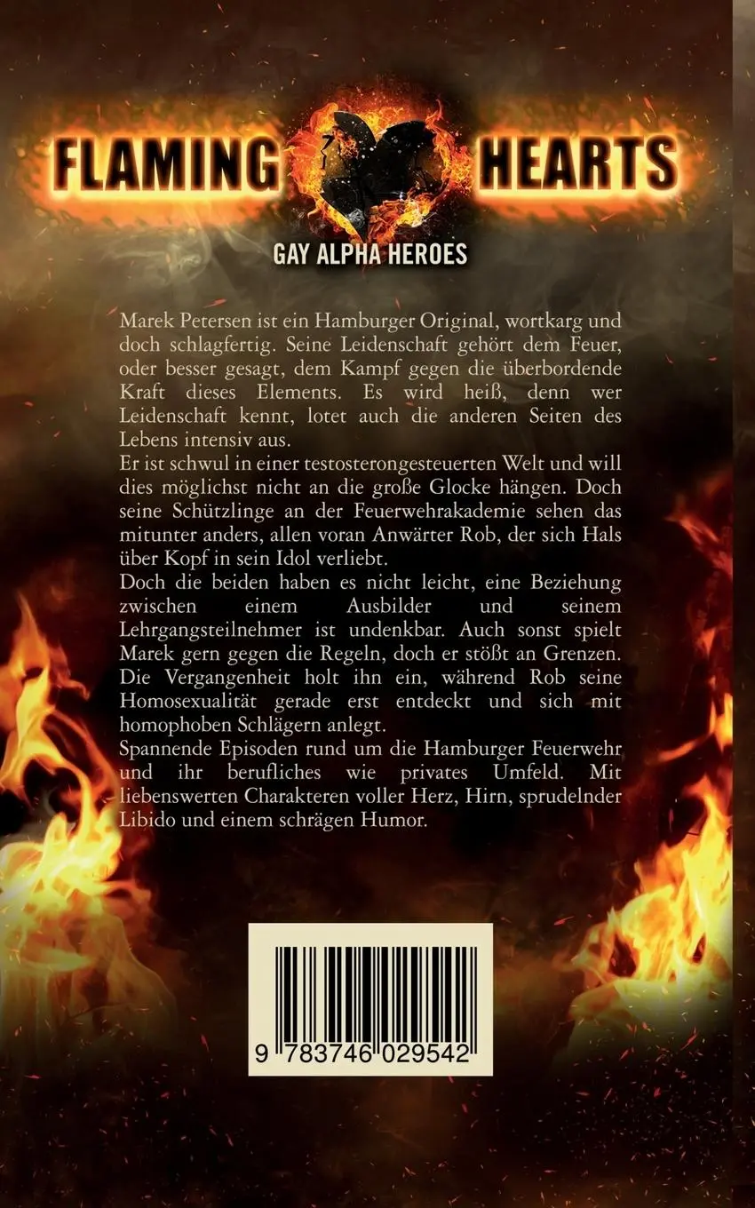 Rückseite: 9783746029542 | Flaming Hearts | Sammelband 1, Episoden 1-3 | Nicole Henser | Buch