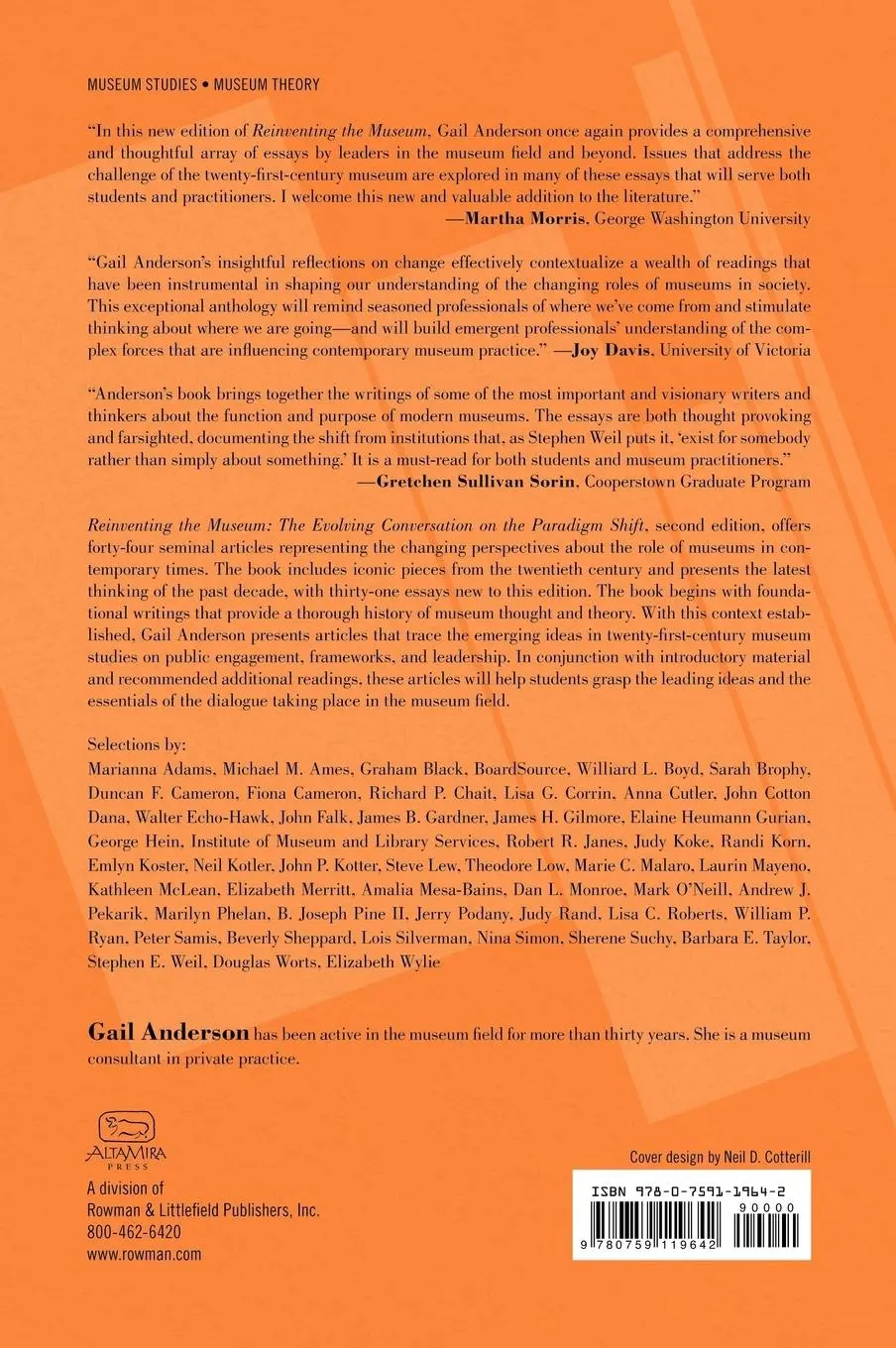 Rückseite: 9780759119642 | Reinventing the Museum | Gail Anderson | Buch | Gebunden | Englisch