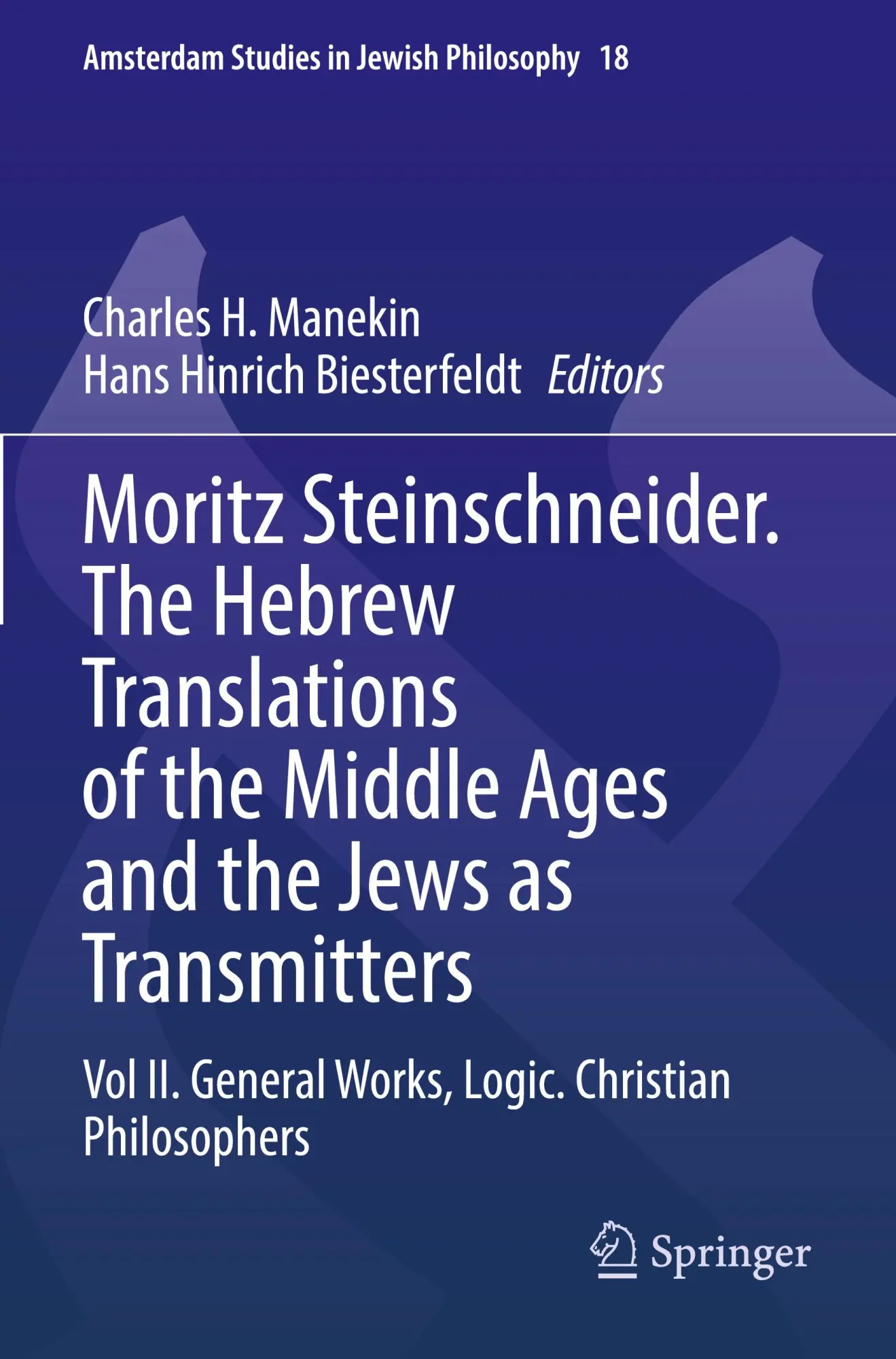 Cover: 9783030769642 | Moritz Steinschneider. The Hebrew Translations of the Middle Ages...