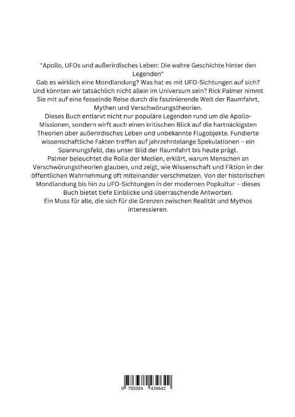 Rückseite: 9783384439642 | Apollo, UFOs und außerirdisches Leben: Die wahre Geschichte hinter...
