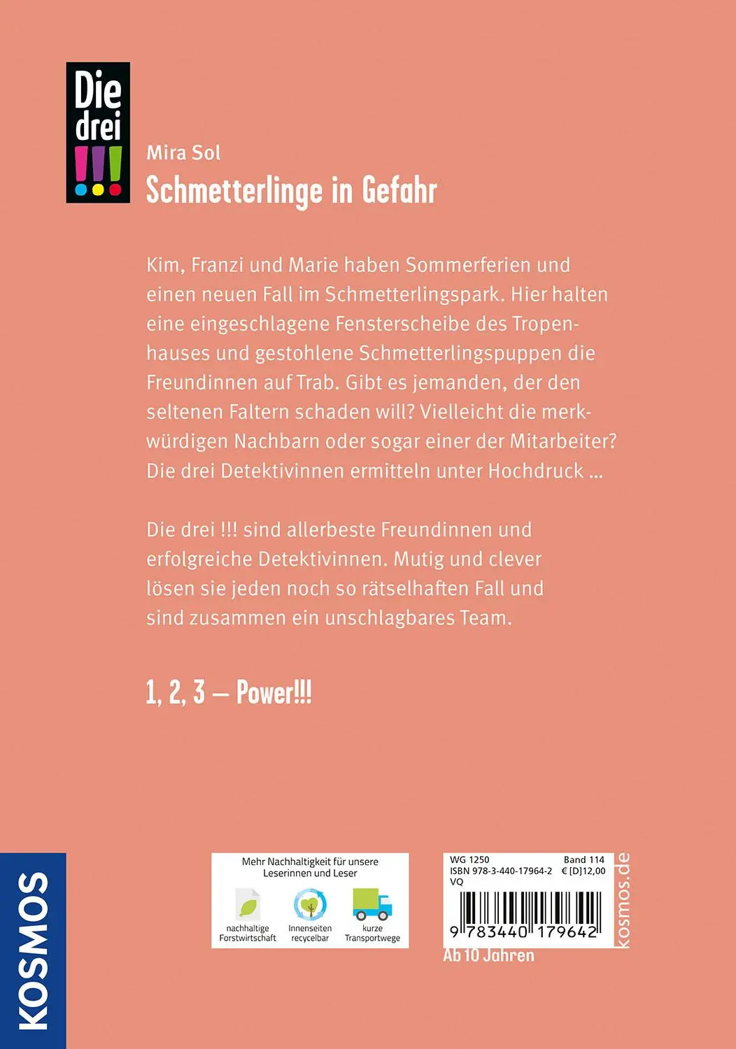 Bild: 9783440179642 | Die drei !!!, 114, Schmetterlinge in Gefahr | Mira Sol | Buch | 160 S.