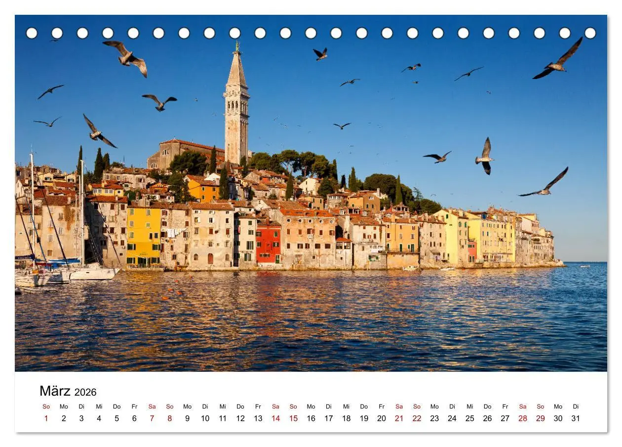 Bild: 9783457939642 | Länder der Adria (Tischkalender 2026 DIN A5 quer), CALVENDO...