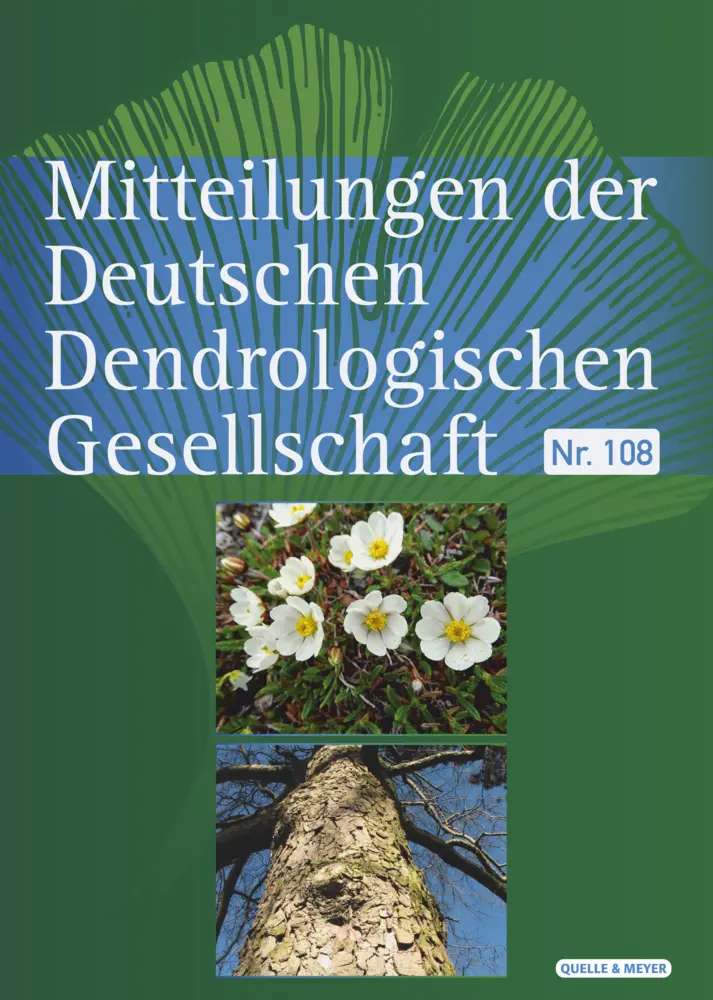 Cover: 9783494019642 | Mitteilungen der Deutschen Dendrologischen Gesellschaft | Nr. 108